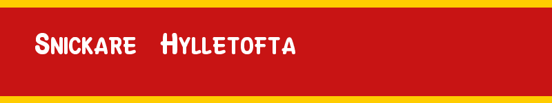 Snickare Hylletofta