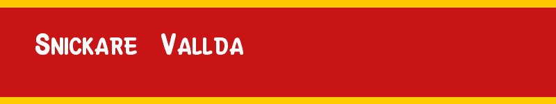 Snickare Vallda